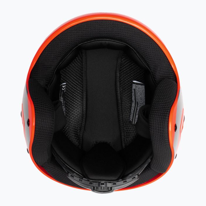 Children's ski helmet Briko Vulcano FIS 6.8 JR shiny orange/black 6