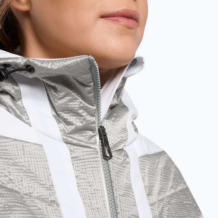 Women's ski jacket Colmar white and grey 2977 6