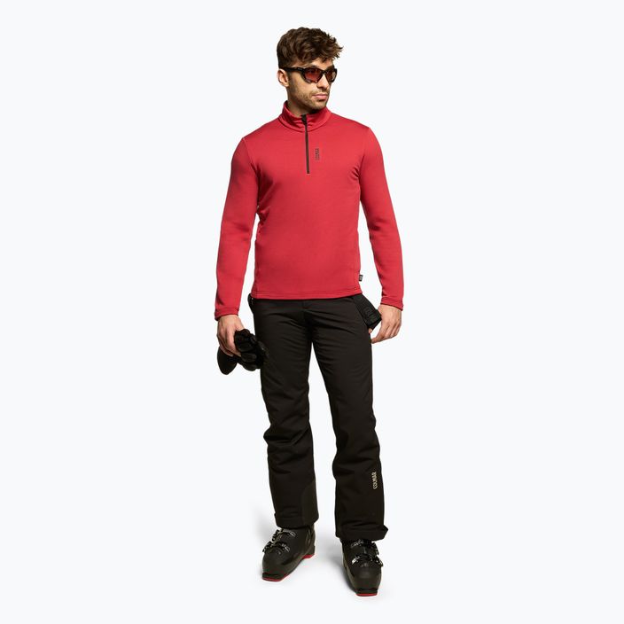 Men's Colmar fleece sweatshirt maroon 8321-5WU 2
