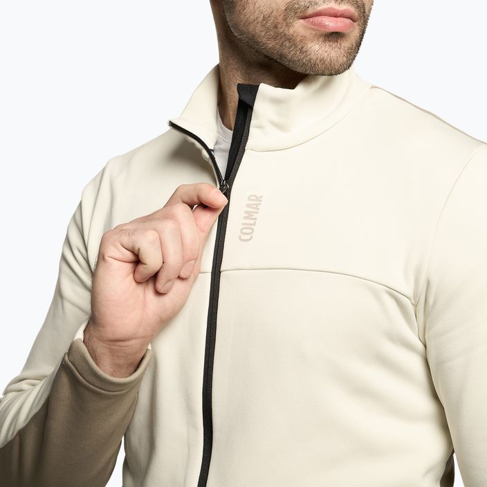 Men's Colmar fleece sweatshirt beige and brown 8323-5WU 4