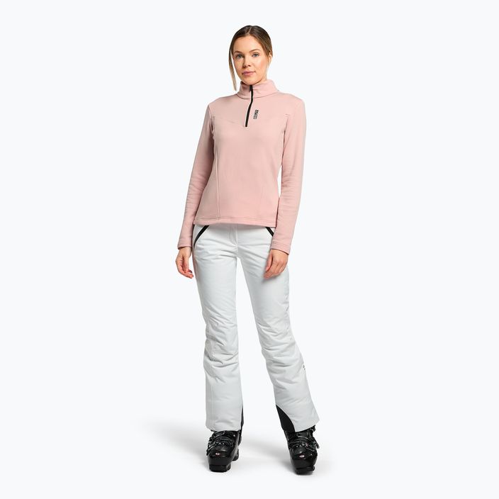 Women's Colmar fleece sweatshirt pink 9334-5WU 2