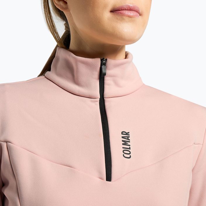 Women's Colmar fleece sweatshirt pink 9334-5WU 5