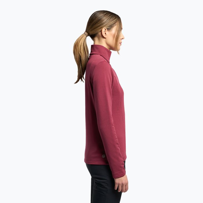 Women's Colmar fleece sweatshirt maroon 9334-5WU 3