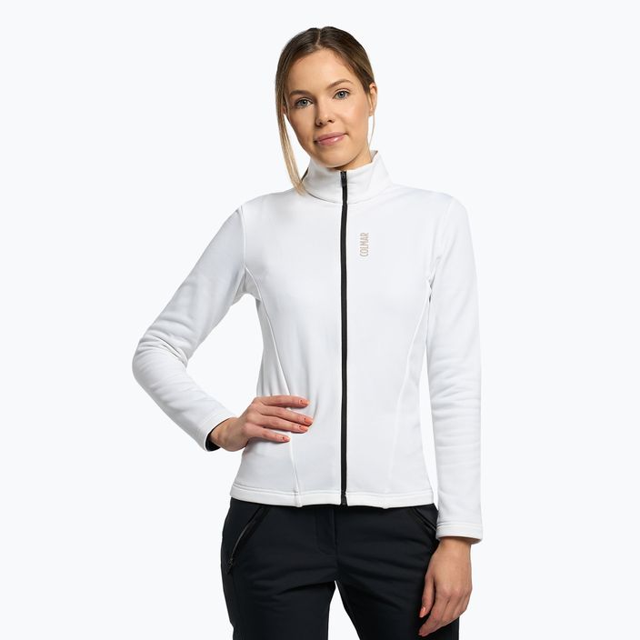 Women's Colmar fleece sweatshirt white 9335-5WU