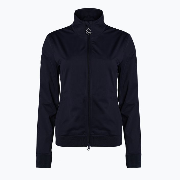 Women's equestrian softshell jacket Eqode by Equiline Dora blue R56009