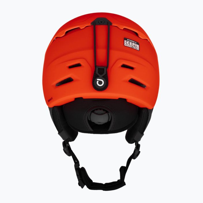 Briko Storm X matt orange/black ski helmet 3
