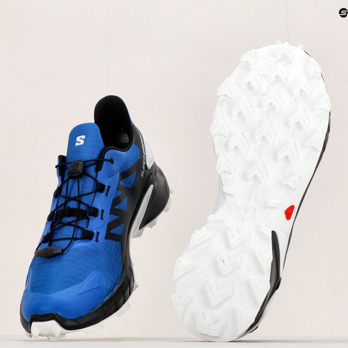 Men's running shoes Salomon Supercross 4 GTX blue L47119600 15