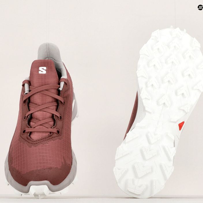 Salomon Alphacross 4 GTX women's trail shoes pink L47117400 14