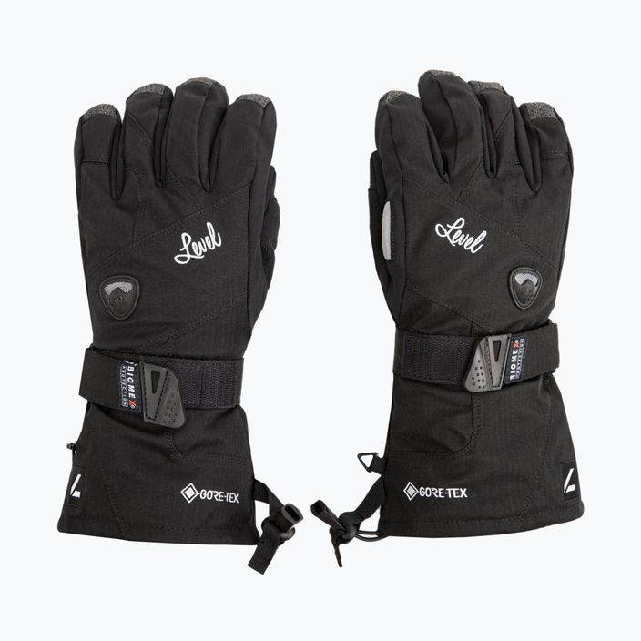 Women's snowboard gloves Level Half Pipe Gore Tex black 1021 3