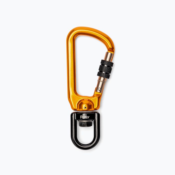 Grivel Rotor Screw Lock carabiner orange RTROTN