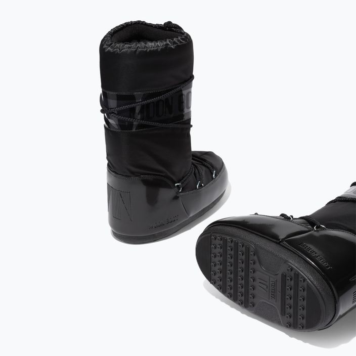 Women's Moon Boot Icon Glance snow boots black 10
