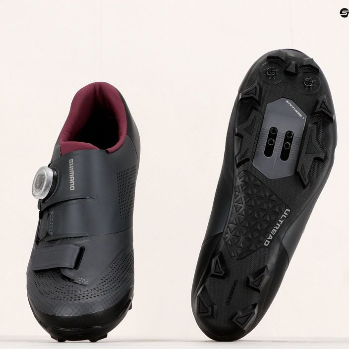 Shimano SH-XC502 men's MTB cycling shoes grey ESHXC502WCG01W39000 16