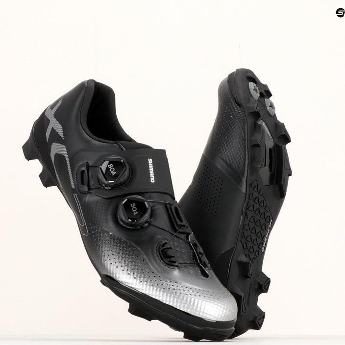Shimano SH-XC702 men's MTB cycling shoes black ESHXC702MCL01S45000 16