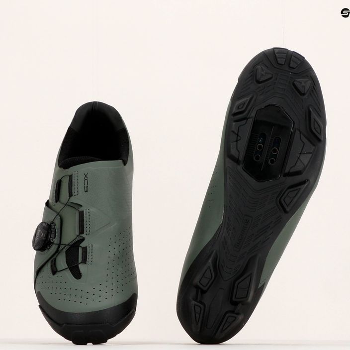 Shimano SH-XC300 men's cycling shoes green ESHXC300MGE07S42000 16