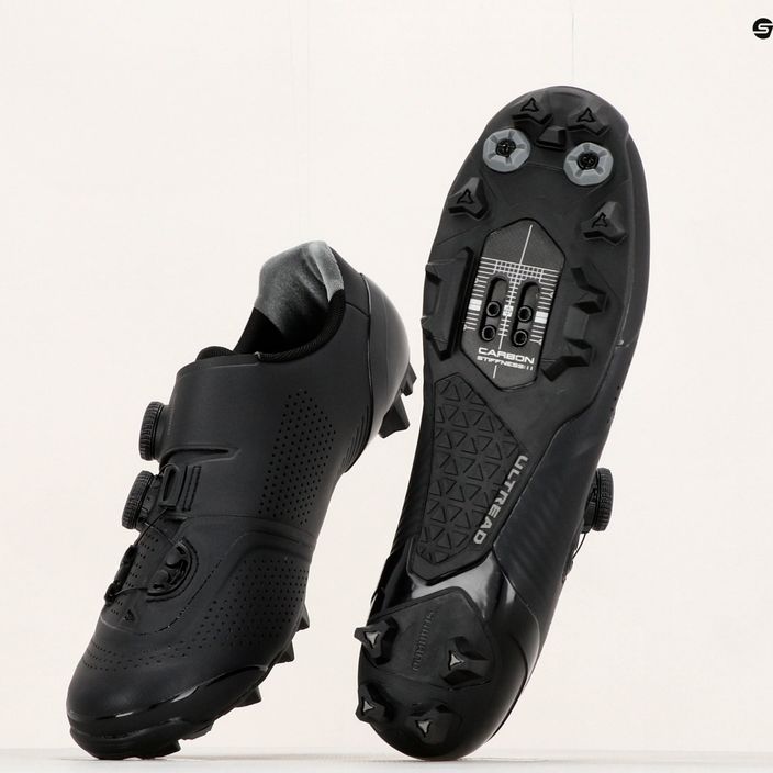 Shimano SH-XC902 men's MTB cycling shoes black ESHXC902MCL01S44000 16