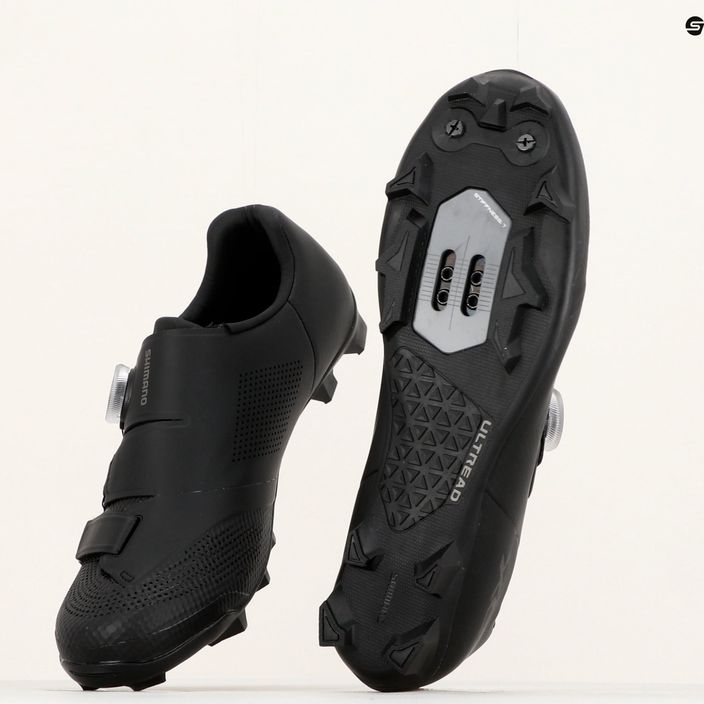 Shimano SH-XC502 men's MTB cycling shoes black ESHXC502MCL01S43000 16
