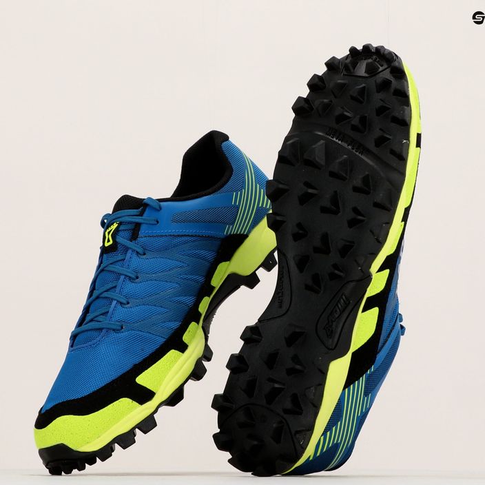 Men's running shoes Inov-8 Mudclaw 300 blue/yellow 000770-BLYW 19
