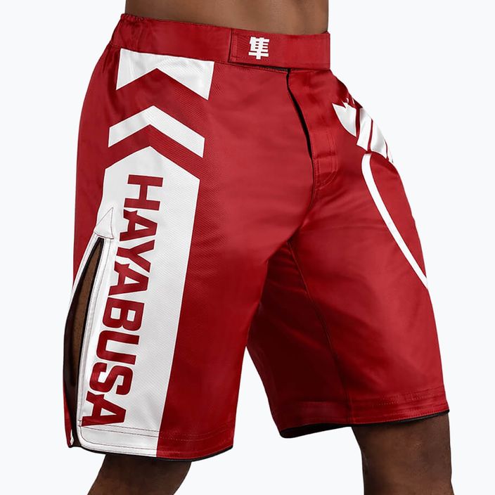 Hayabusa Icon Fight red ICFS boxer shorts 2