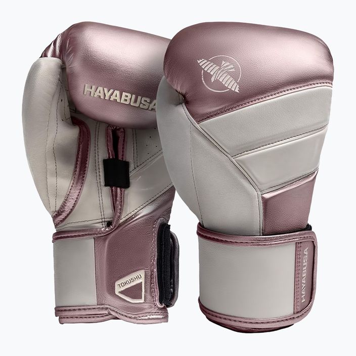 Hayabusa T3 rose gold boxing gloves