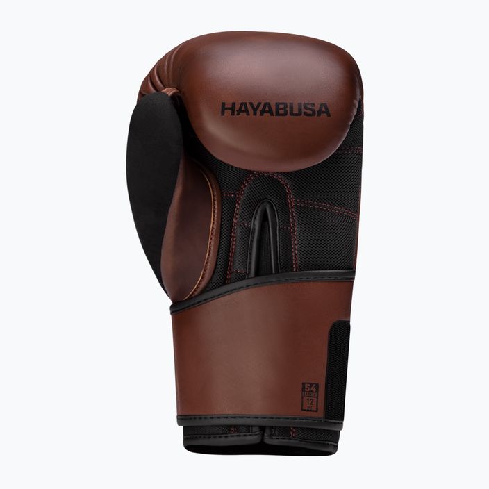 Hayabusa S4 Leather brown boxing gloves S4LBG 2