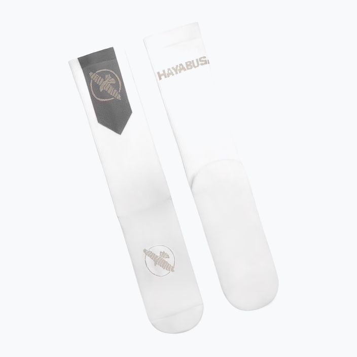 Men's Hayabusa Pro Boxing Socks white/grey 4