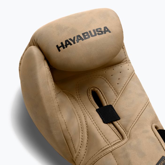 Hayabusa T3 LX tan boxing gloves 6