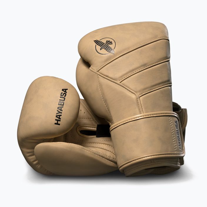 Hayabusa T3 LX tan boxing gloves 8