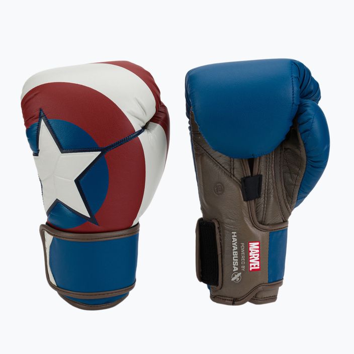 Hayabusa Capitan America boxing gloves blue MGB-CA 3