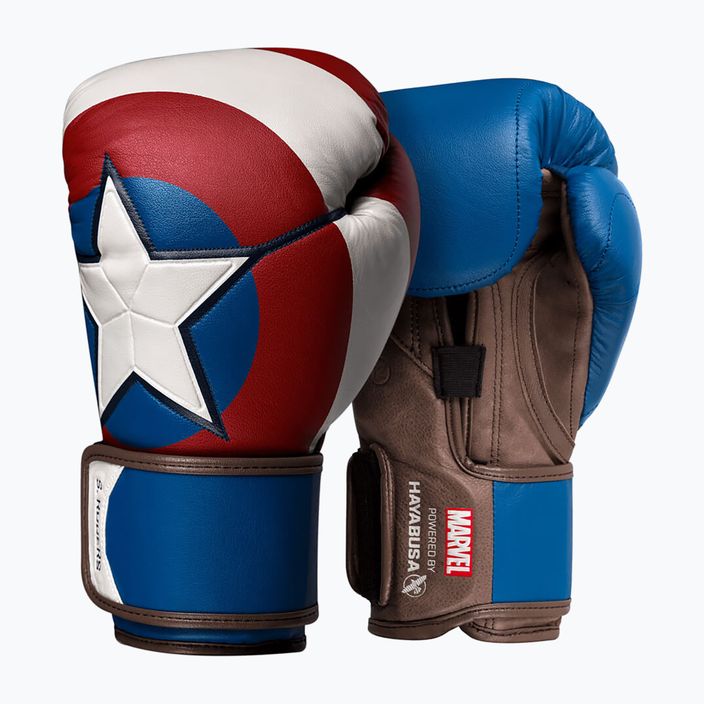 Hayabusa Capitan America boxing gloves blue MGB-CA 8