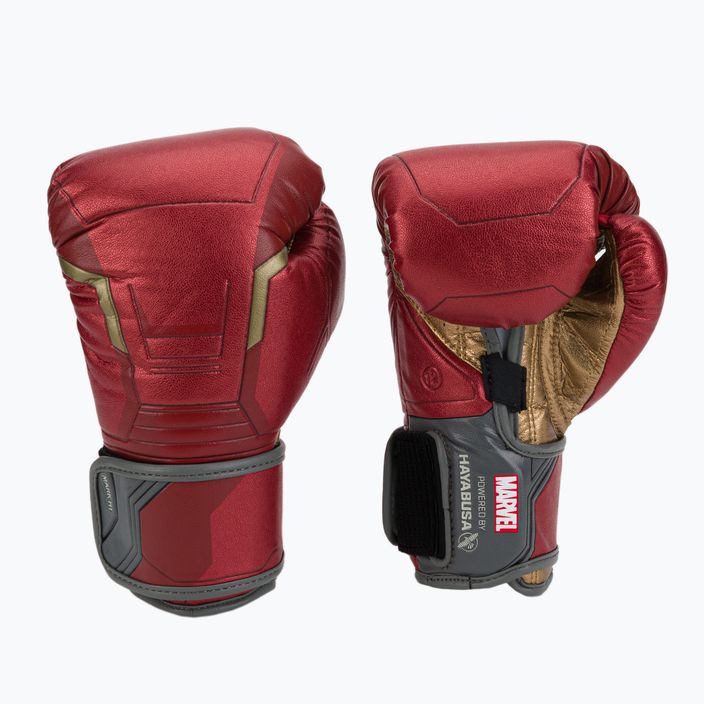 Hayabusa Iron Men boxing gloves red MBG-IM 3