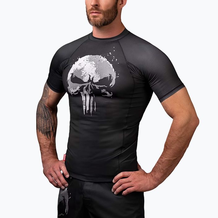 Hayabusa men's Marvel The Punisher Rashguard Shortsleeve black