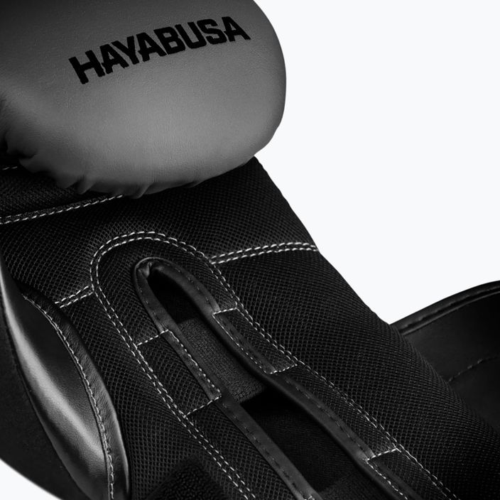 Hayabusa S4 charcoal boxing gloves 3