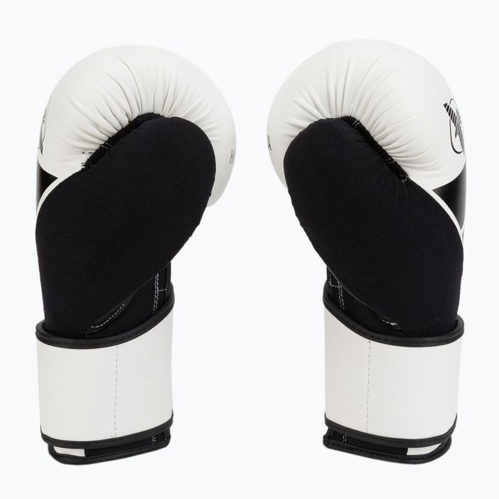 Hayabusa S4 black and white S4BG boxing gloves 4