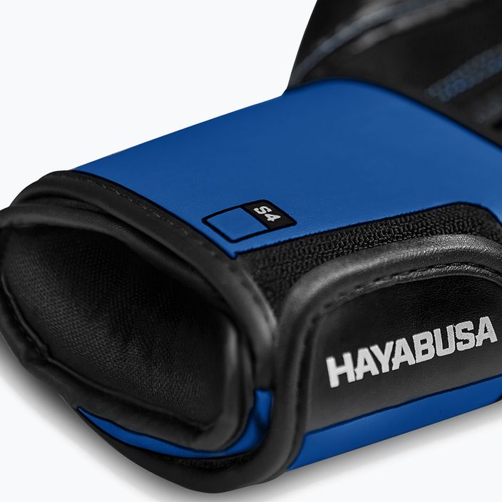 Hayabusa S4 blue/black boxing gloves S4BG 8