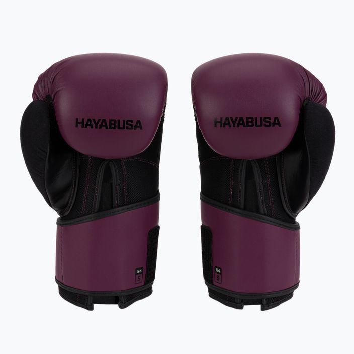 Hayabusa S4 purple boxing gloves S4BG 2