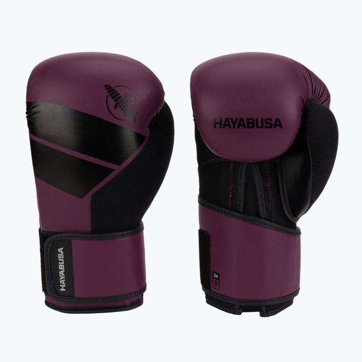 Hayabusa S4 purple boxing gloves S4BG 3