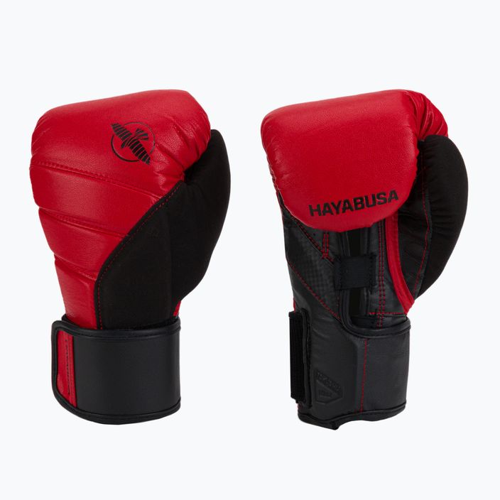 Hayabusa T3 red/black boxing gloves T310G 3