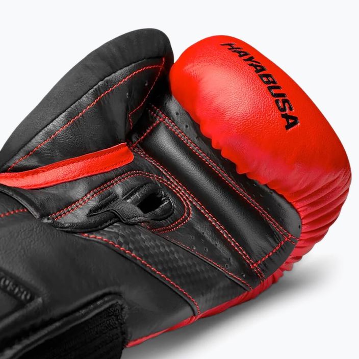 Hayabusa T3 red/black boxing gloves T310G 9