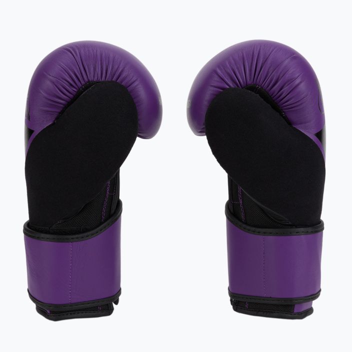 Hayabusa S4 purple/black boxing gloves S4BG 4
