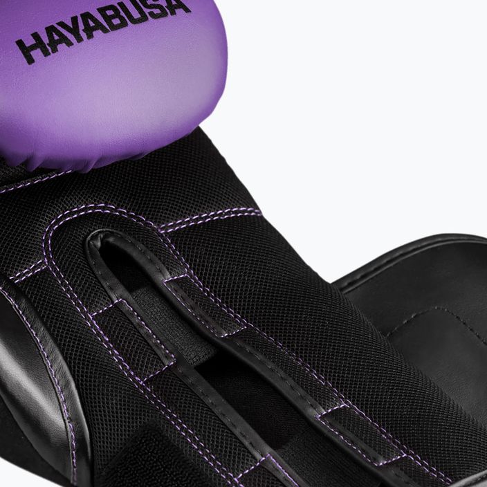 Hayabusa S4 purple/black boxing gloves S4BG 9