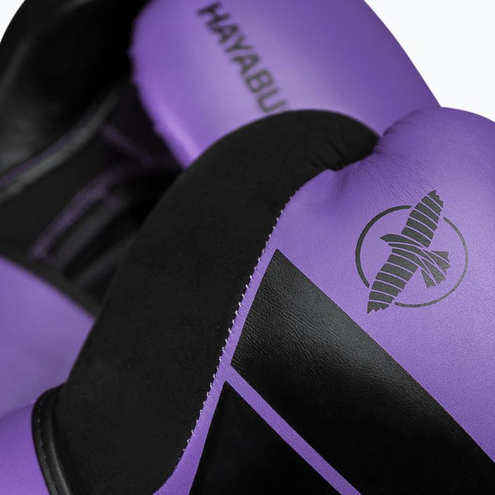 Hayabusa S4 purple/black boxing gloves S4BG 11