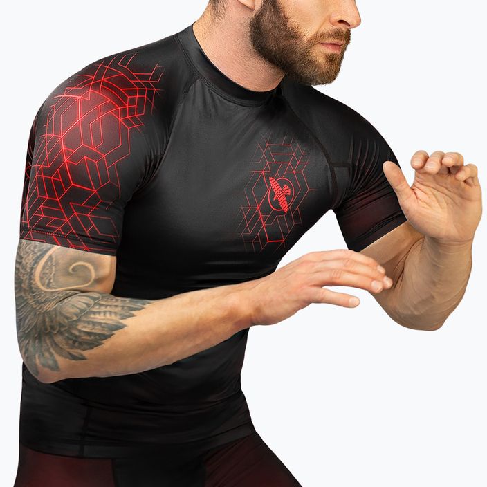 Men's Hayabusa Geo Rashguard Shortsleeve red 4