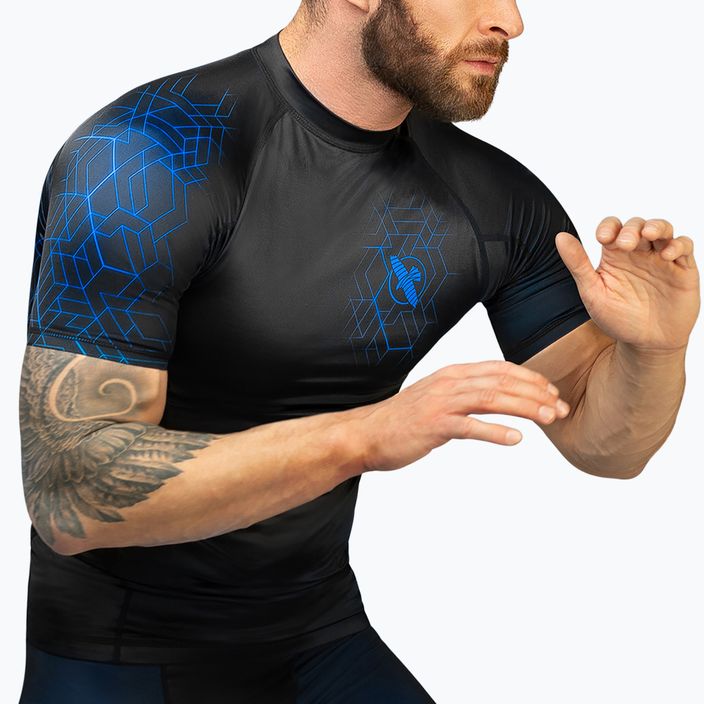 Men's Hayabusa Geo Rashguard Shortsleeve blue 4