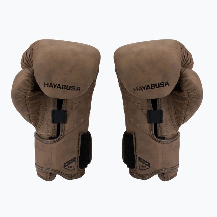 Hayabusa T3 LX Vintage brown boxing gloves T3LX14G 2