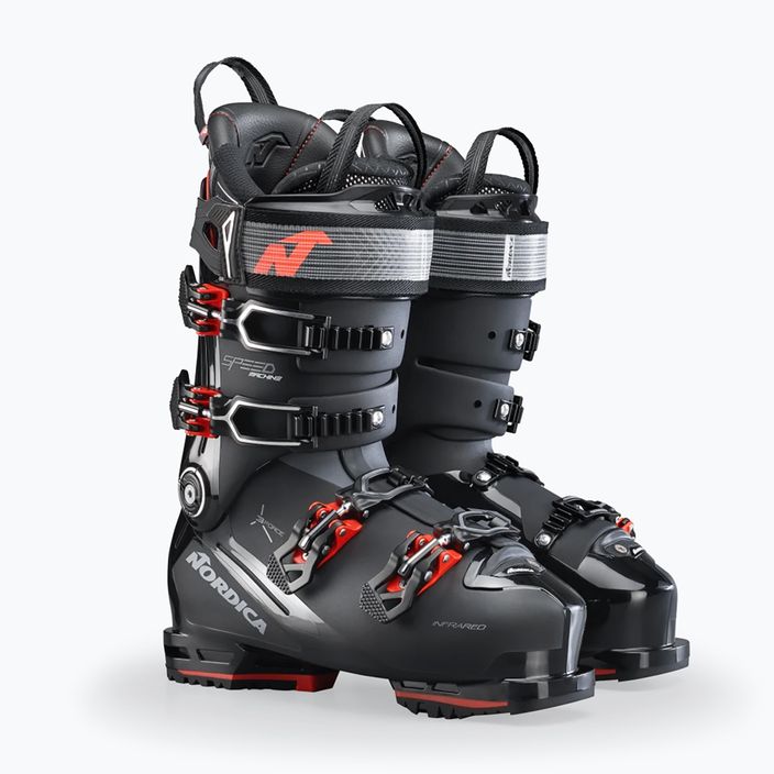 Men's Nordica Speedmachine 3 130 GW ski boots black/anthracite/red 6