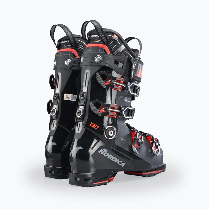 Men's Nordica Speedmachine 3 130 GW ski boots black/anthracite/red 12