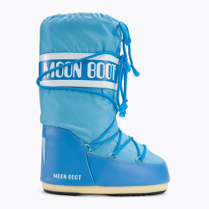 Moon Boot women's snow boots Icon Nylon alaskan blue 2