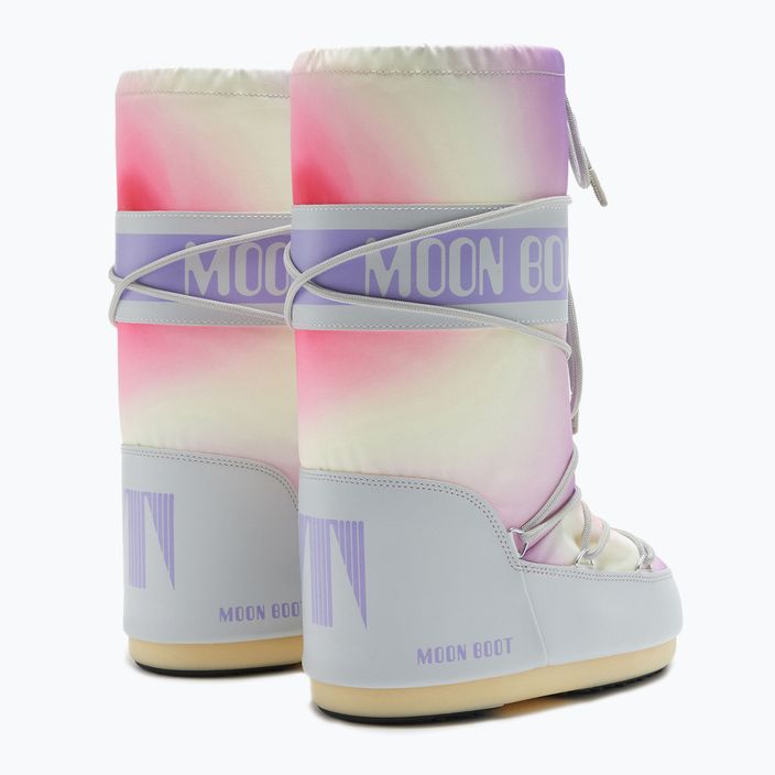 Women's Moon Boot Icon Tie Dye snow boots glacier grey 7