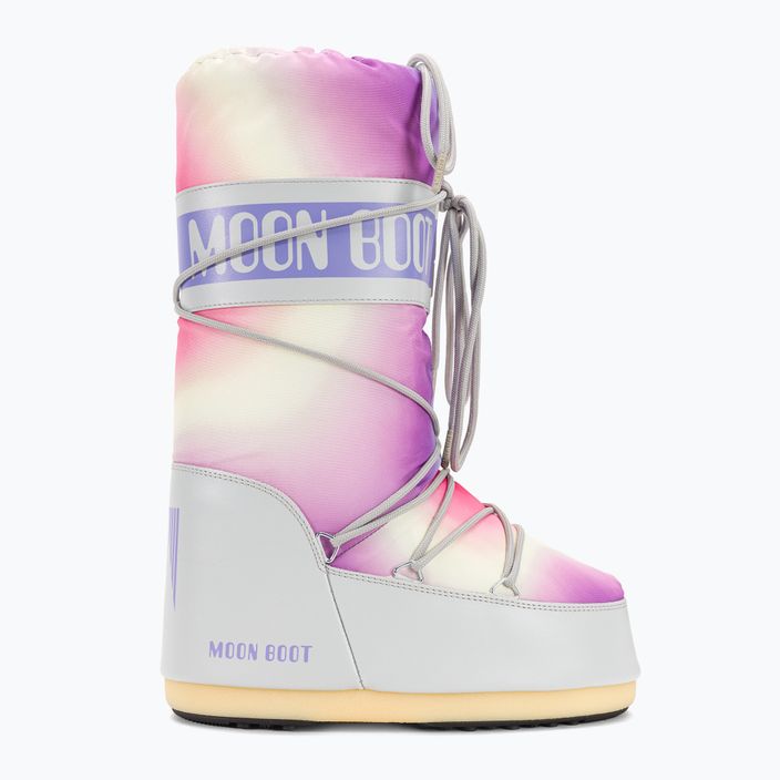 Women's Moon Boot Icon Tie Dye snow boots glacier grey 2