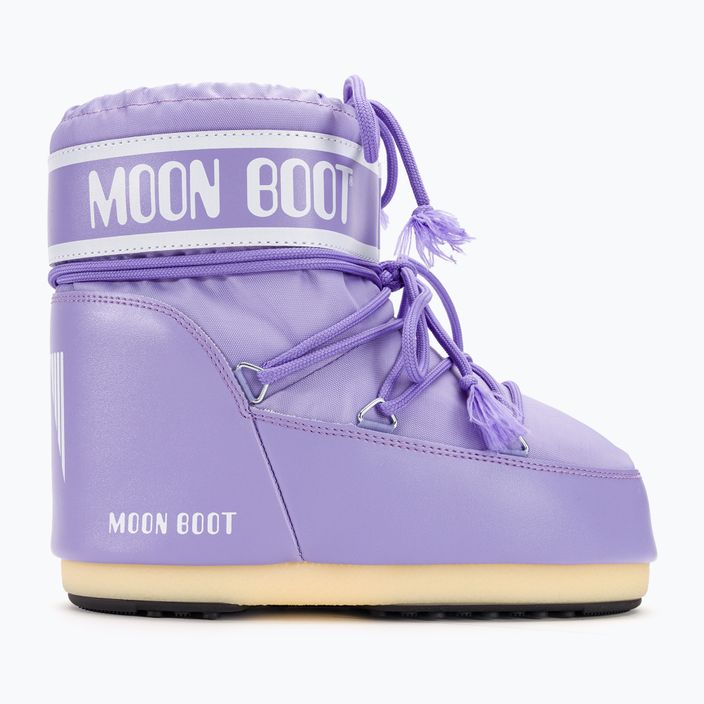 Women's Moon Boot Icon Low Nylon lilac snow boots 2